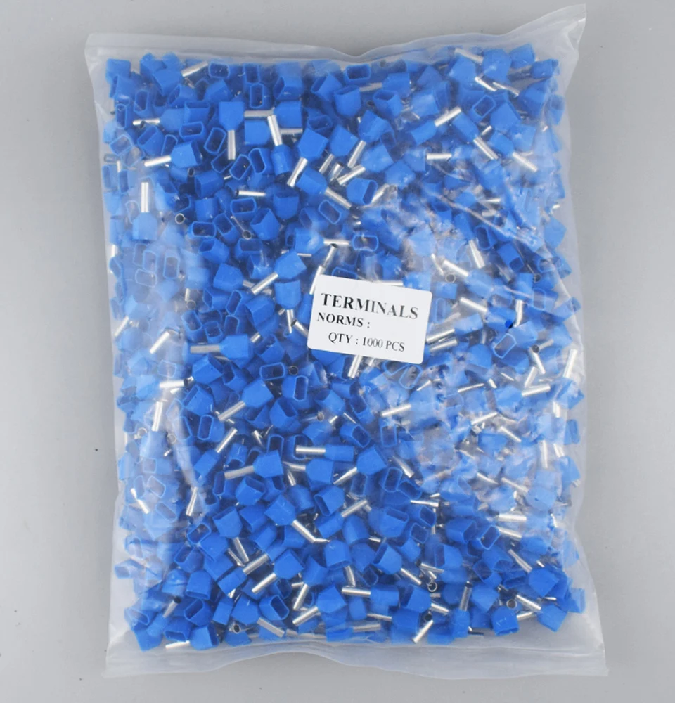 TE0508 TE1508 TE2508 Rohr-Crimp-Anschluss, elektrischer Draht, isolierter Terminator-Block, Kabelendverbinder, Crimp-Anschlüsse – Detail 11