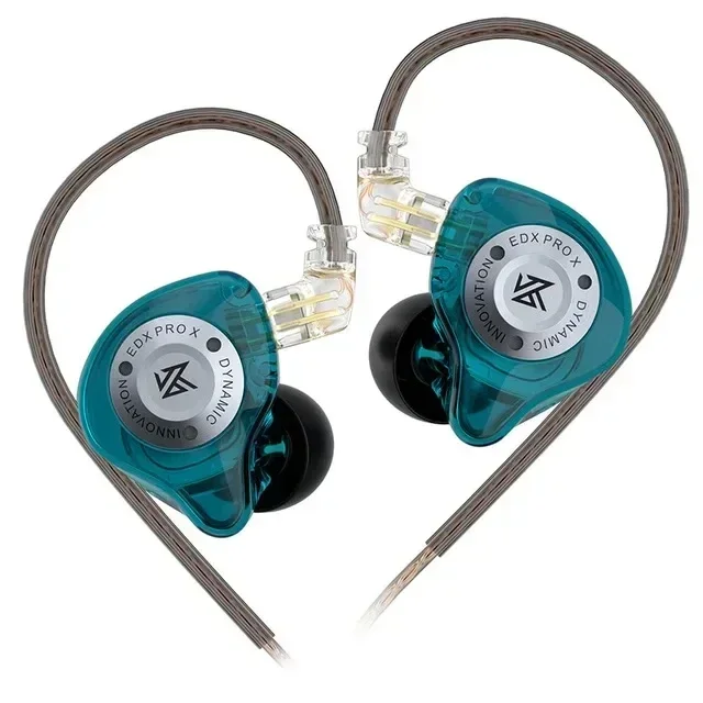 KZ EDX PRO X Wired Earbuds Dynamic Drive Earphone HIFI Bass Sport Noise Cancelling Headset With MIC KZ ZSN Music EDC Headphone 6