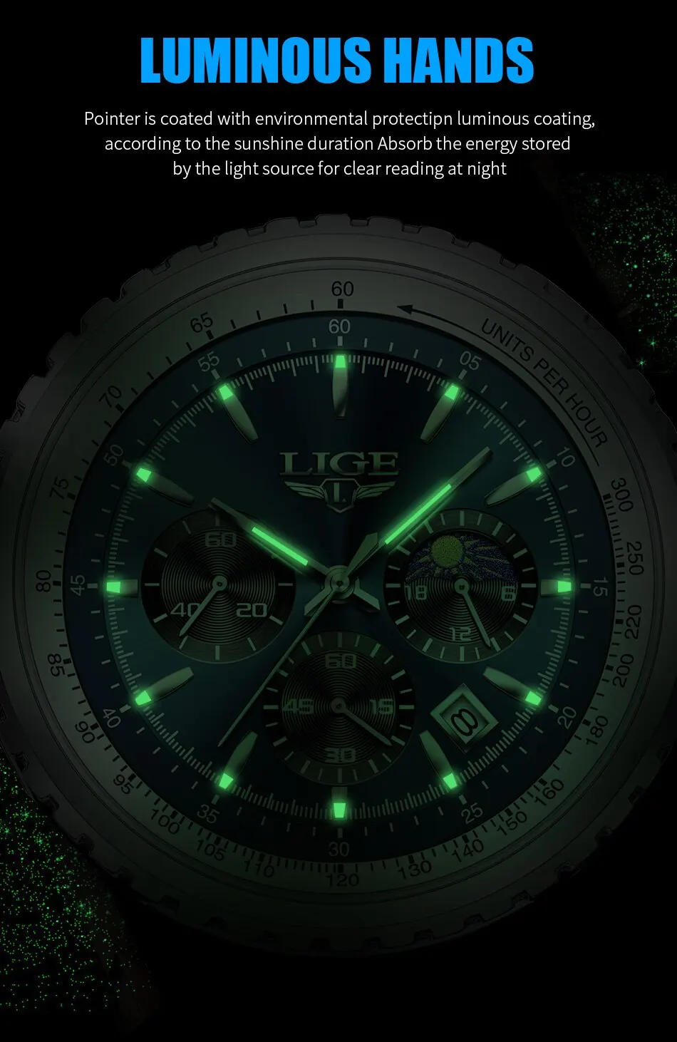 Luminous Hands Display Night Glow