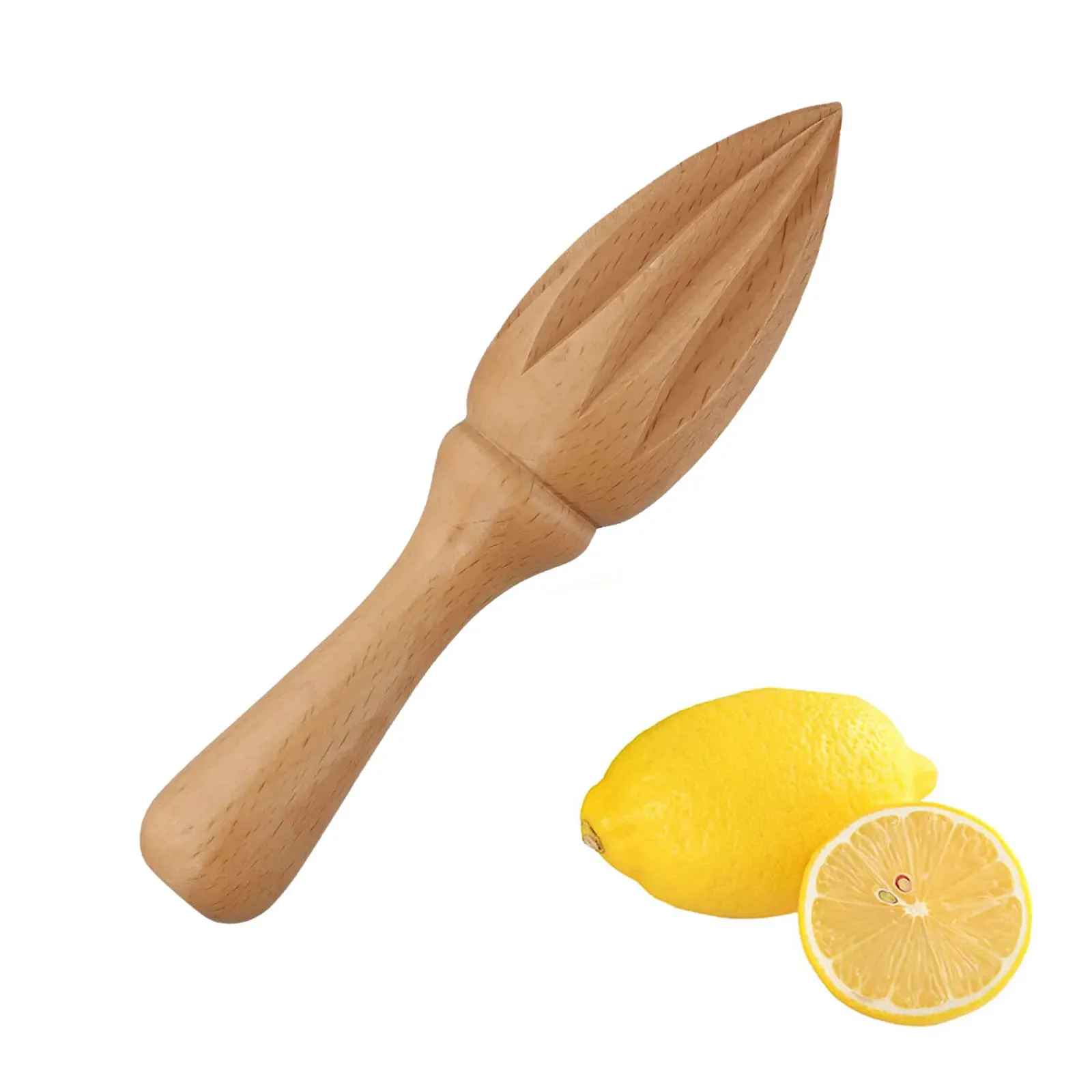 Beech Wood Lemon Juicer Extractor Tool Fruit Handheld Home Juice Kitchen Manual Orange Reamer Squeezer Repacement