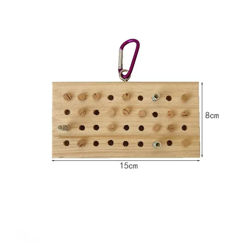 Parrot Toy Bird Toy Bird Cage Accessories Parrot Bird Toys Hanging Wood Keyboard Training Puzzle Stress Relief Toys Parrot Gnawing Teething Birdcage Accessories