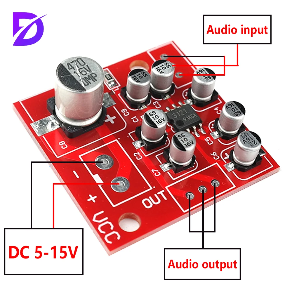 BA3121 Car Computer Power Amplifier Board Two Channel Common Ground