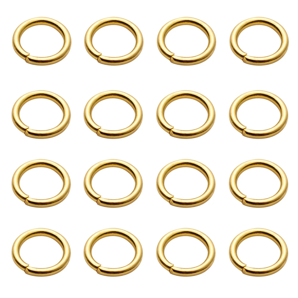 Jump Rings 50-200pcs/lot Stainless Steel Open 4 5 6 8mm Split Rings Connectors DIY Necklace Jewelry Making Findings Accessories