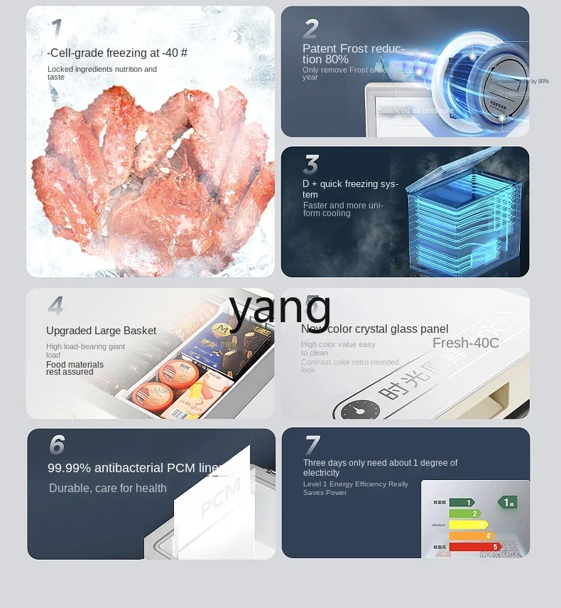 CX Mini Fridge Household Small Freezer-40&deg;C Refrigerated Industrial Refrigerator