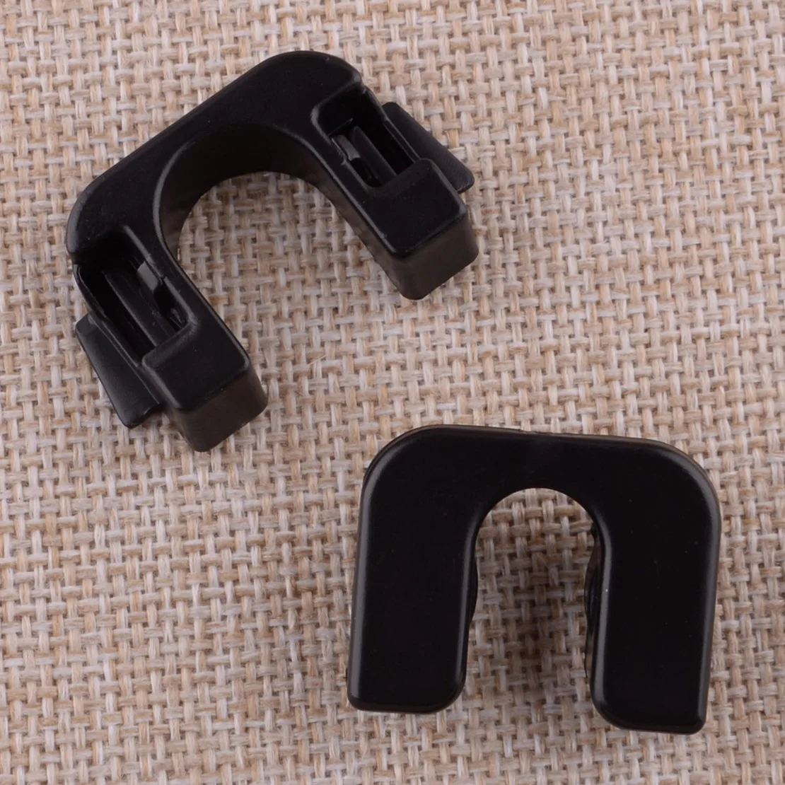 Black Plastic Car Load Cover Parcel Shelf Clip Pivot Mount Fit for Ford