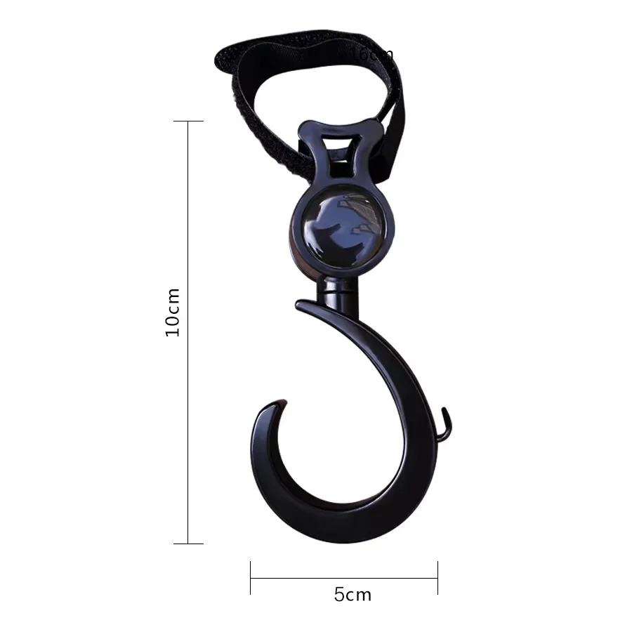 Stroller Accessories Stroller Hooks 1/2PCS Pram Hook Multifunctional Shopping Cart Car Seats Hooks 360 Degree Rotating Hanger Baby Stroller Accessories