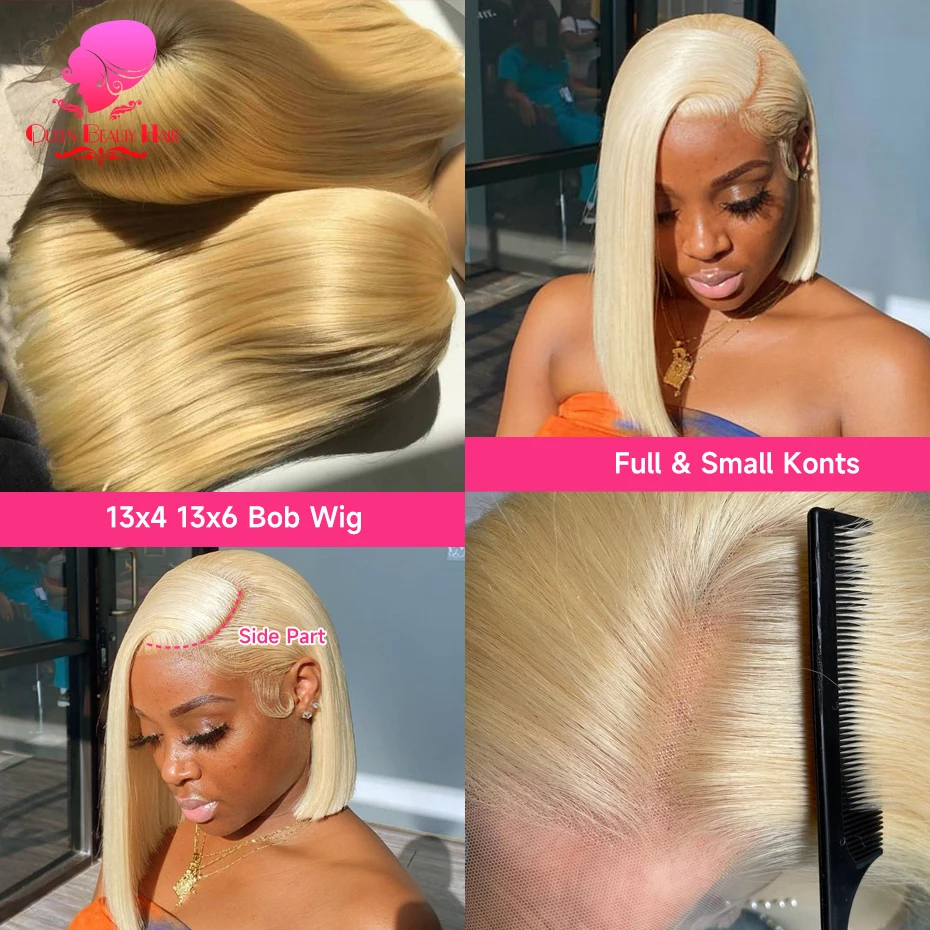 Human Hair Bob Wigs 13x4 13x6 5x5 Lace Closure Short Bob Brazilian Lace Front Wigs For Women