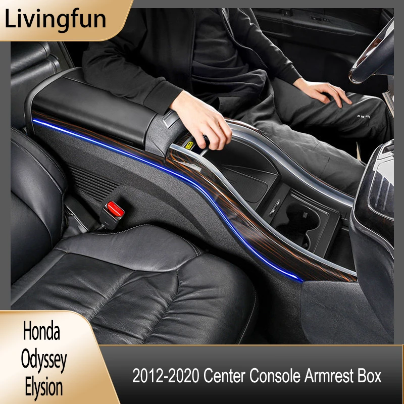 

Livingfun For 2012-20 Odyssey Elysion in Car Armrest Box Universal Car New and Old Models of Armrests Center Console Armrest Box