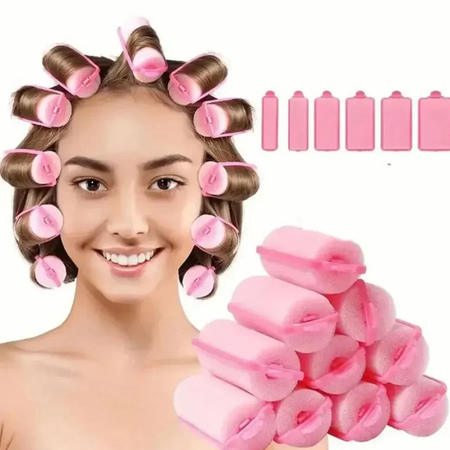 Sponge Hair Rollers Foam Hair Roller Sleeping Curlers Flexible Styling Curlers Hair Styling Tool Hair Curling Tools