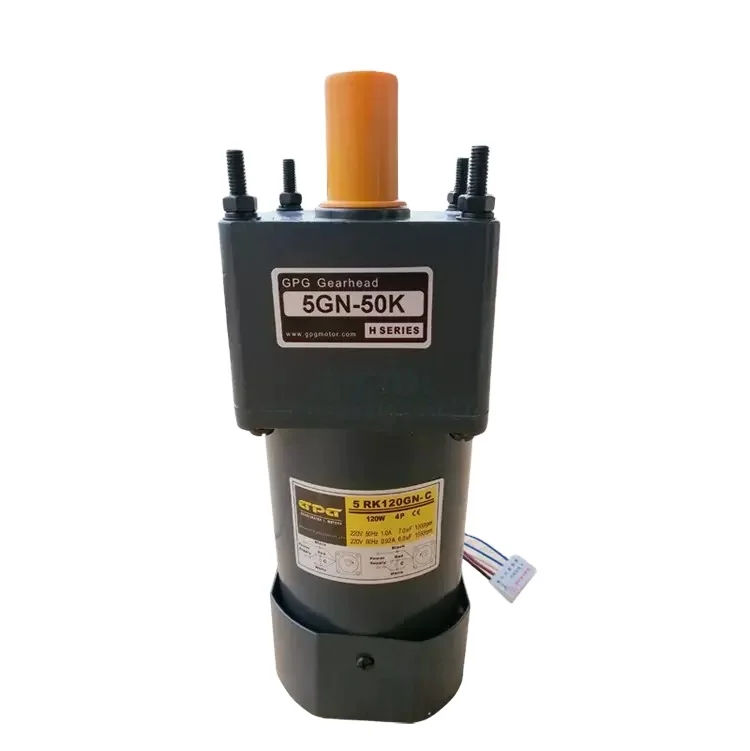 

Мотор зубчатой передачи GPG 5rk120gn-c AC 120 Вт, регулируемый скоростной мотор 220 В, однофазный