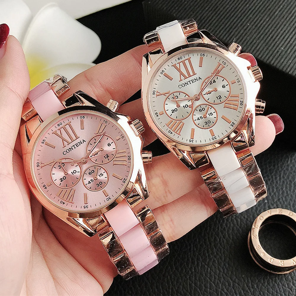 2023 Nuovo Elegante Orologio Da Donna Quadrante Verde Top Lusso Elegante Orologi Da Polso Al Quarzo In Acciaio Inossidabile Orologio Femminile Regalo 