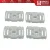 Bross BWR5009 4 Шт. Электрический Стеклоподъемник Раздвижные Поворотные Зажимы для Renault Fluence, renault Samsung SM3 2009-On