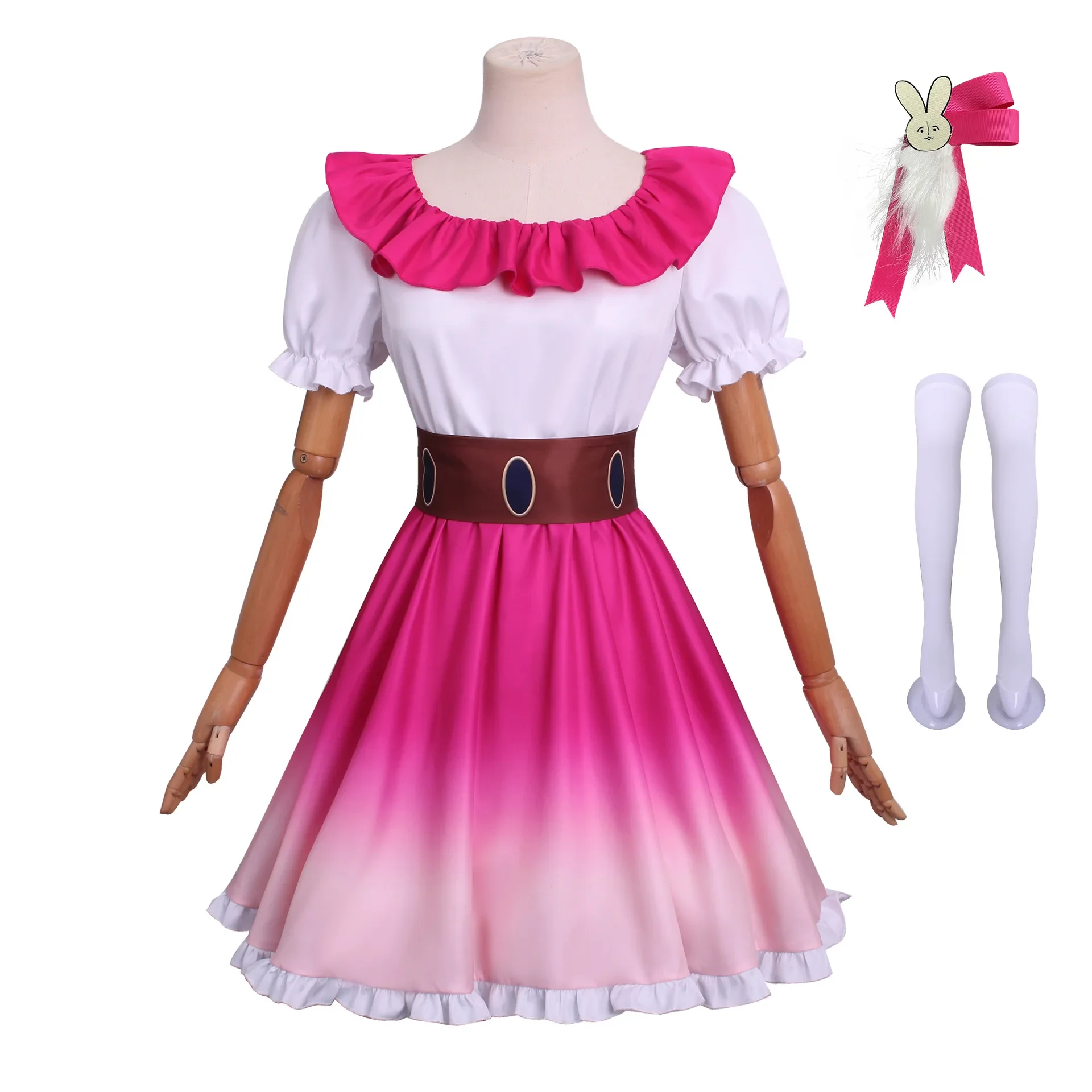 

Ai Hoshino Cosplay Costume Anime Oshi No Ko Cosplay Costume Wig Lolita Dress Stage Skirt Rose Cute for Girl Halloween Suit