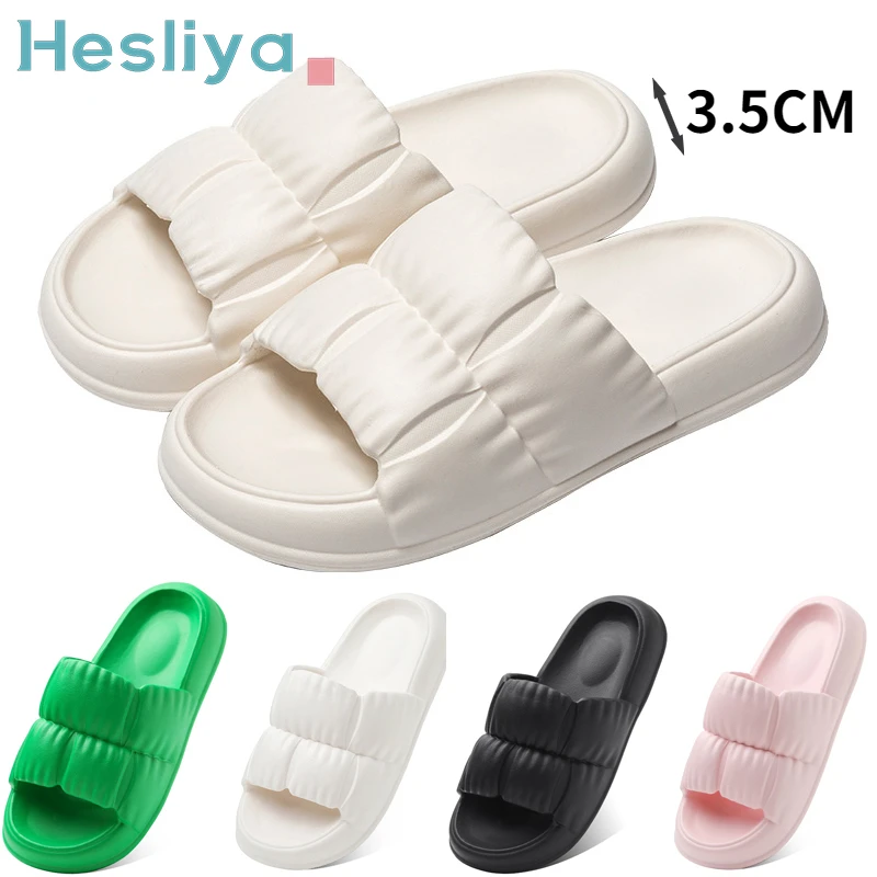 Γυναικεία παπούτσια για το σπίτι Παπούτσια παχιά πλατφόρμα Καλοκαιρινές σαγιονάρες παραλίας Γυναικεία EVA Soft Sole Flat παπούτσια Mute Αντιολισθητικά Σανδάλι παραλίας_voghion.com