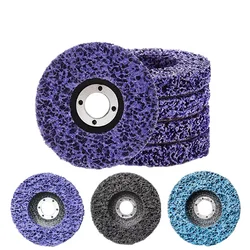 Disque de peinture en Poly bande, roue Abrasive de 125mm, antirouille, métal propre, moto, roue de meulage pour meuleuse d'angle, voiture 