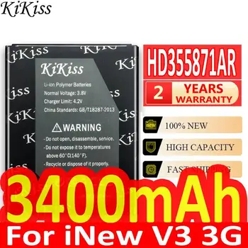 Batteria per cellulare ecologica da 3400 mAh leggera HD355871AR 355571PLV per smartphone Inew V3 3G