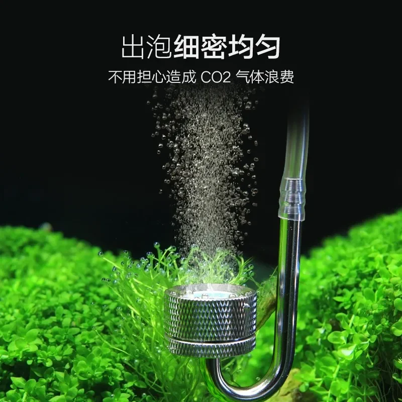 CO2 Diffuser aquarium, aquariumverstuiver, zuurstof kooldioxide diffuser met zuignappen en U-buis, zuurstofdiffuser aquarium, CO2 diffuser aquarium voor aquarium, zoetwatervisplanten CO2 Diffuser aquarium, aquariumverstuiver, zuurstof kooldioxide diffuser met zuignappen en U-buis, zuurstofdiffuser aquarium, CO2 diffuser aquarium voor aquarium, zoetwatervisplanten