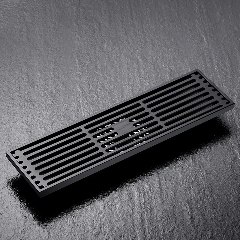 

Bathroom Water Floor Drain Brass Matt Brushed Black Gold Rose Gold with Filter 100x100 for Shower Room Kitchen Accessories