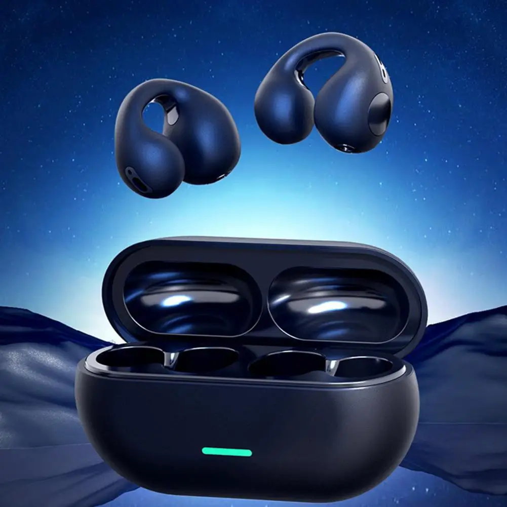 

Wireless Earphones Stylish Ergonomic Long Battery Life Clear Sound Bluetooth-compatible 5.3 Earbuds Gaming Wear