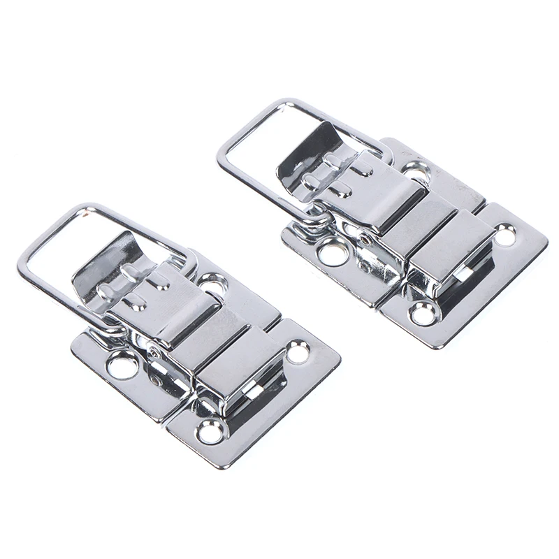 Description Picture 5 of item2Pcs Stainless Steel Chrome Toggle Latch For Chest Box Case Suitcase Tool Clasp Cabinet Fitting Lock Belt Hasp Buckle Hardware