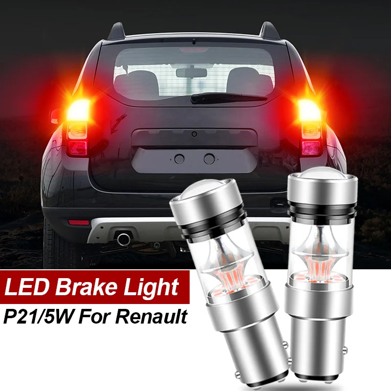 2 Pz Led Lampada Luce Freno P21/5W 1157 Bay15D Canbus Per Renault Avantime Alaskan Grand Scenic 2 3 Master Modus Sandero 1 Duster