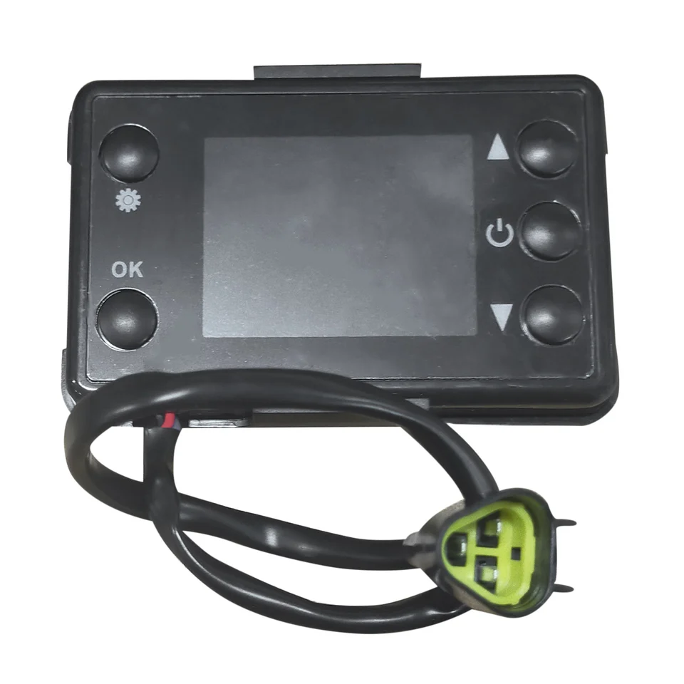 LCD Schakelaar 12 V/24 V LCD Monitor Air Parking Heater Schakelaar Controller voor Auto Luchtverwarming, Geschikt voor Auto's, Vrachtwagens Zcsxk