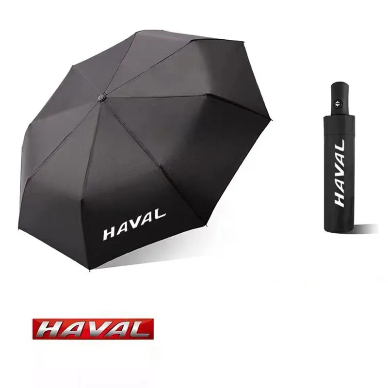 Portable Umbrella For Haval H9 F7x F7 H5 H4 H2 H6 JOLION F5 M6 H7 H2S Full Automatic Car Rain Gift