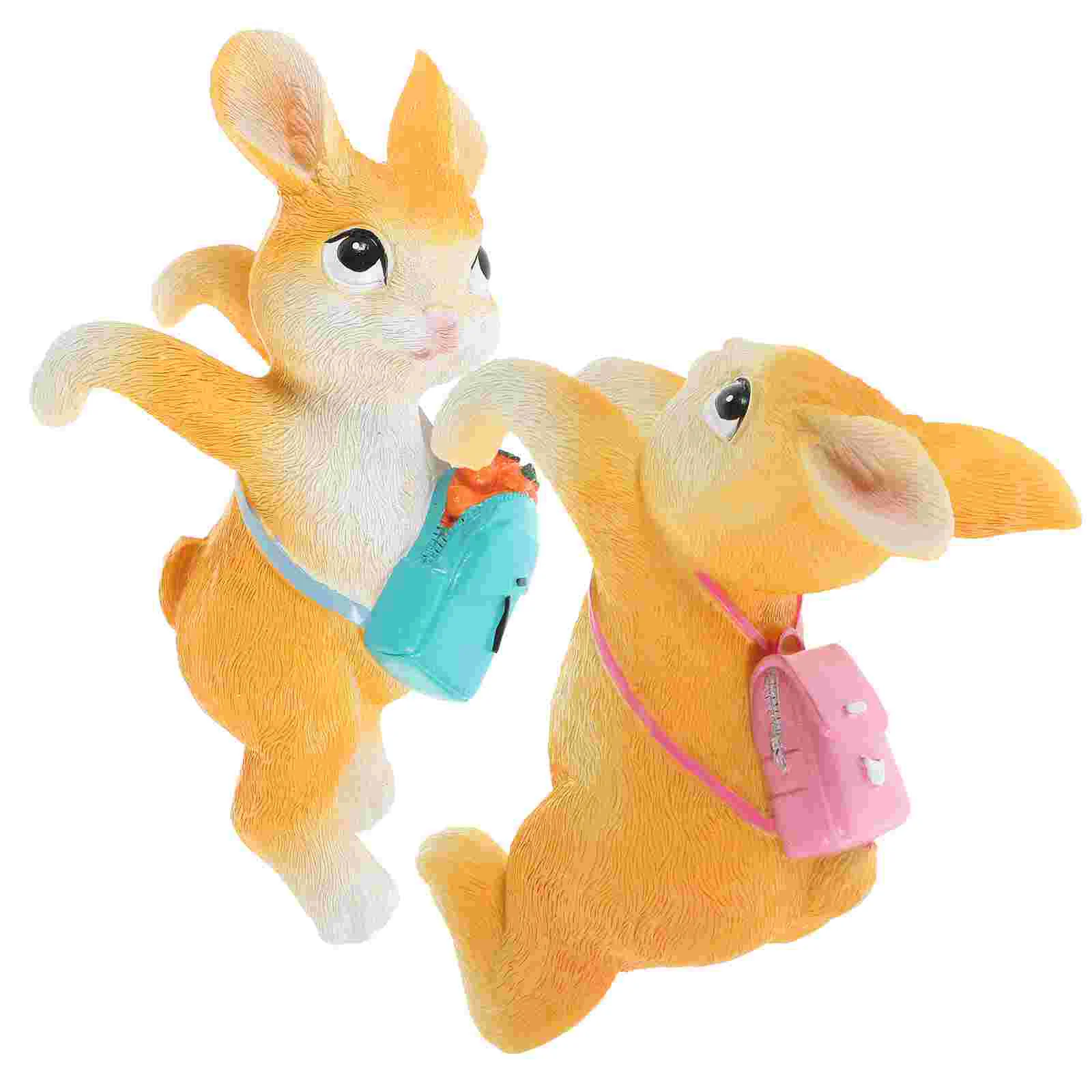 

2pcs Planter Hanging Decoration Novel Cartoon Rabbit Vase Flowerpot Hanging Ornament