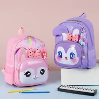 Kindergarten Lightweight Waterproof Girls Bag Cute Cartoon Kids Schoolbags Backpack Primary Student Backpack For 2-7 Years Old 3