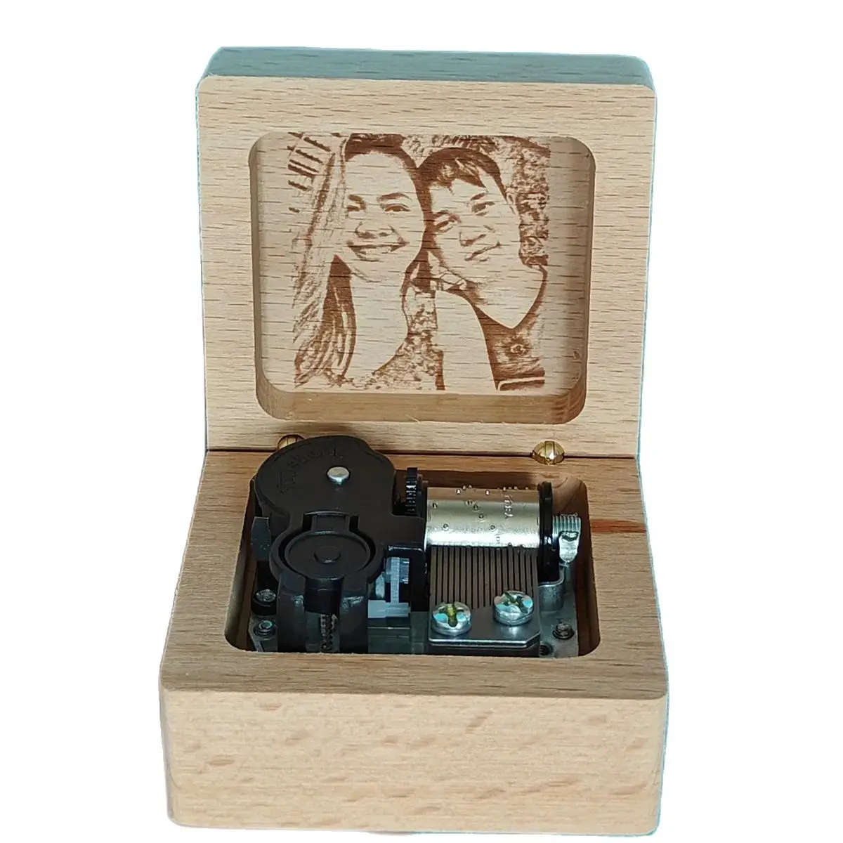

Customized Photo Music Box, Personalized Photo, My Heart Will Never Forget You，Birthday, Wedding Anniversary, Christmas gifts