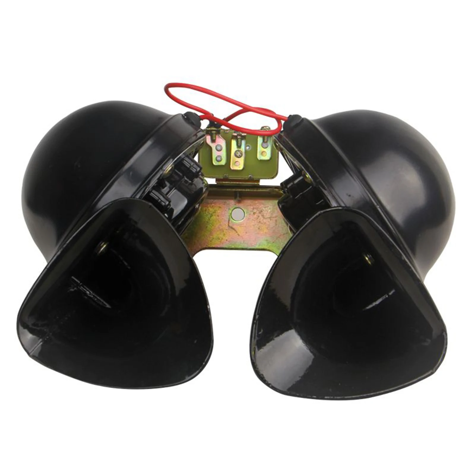 

2Pcs Universal Car Horn Loud DC 12V/24V Electric Snail Horn Super Loud Waterproof Horns Siren for Car Truck SUV Boat
