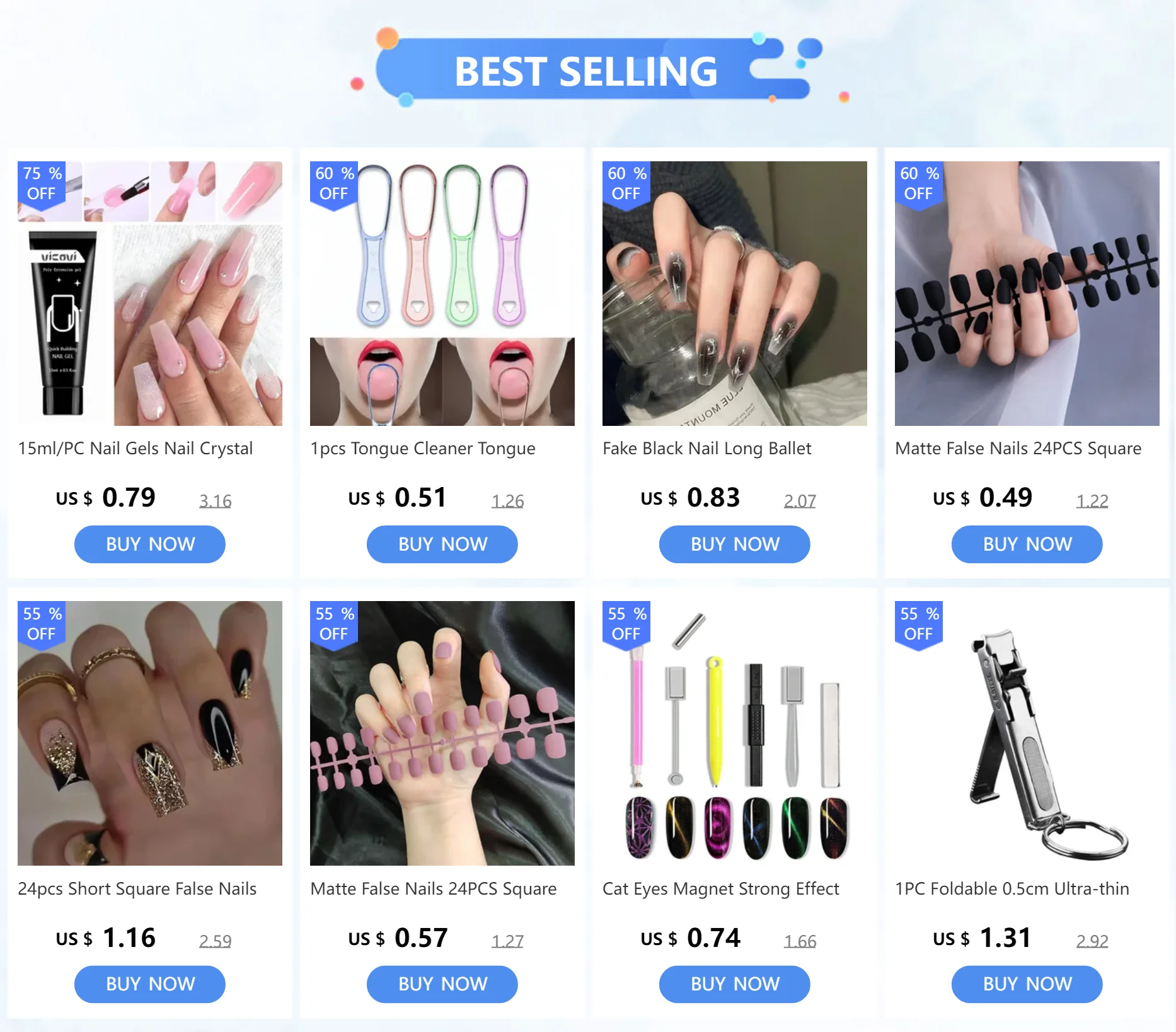 Description Picture 2 of itemNail Sterilizer Tray Disinfection Box Sterilizing Clean Nail Art Salon Manicure Implement Sanitize Tool Equipment Cleaner Tools