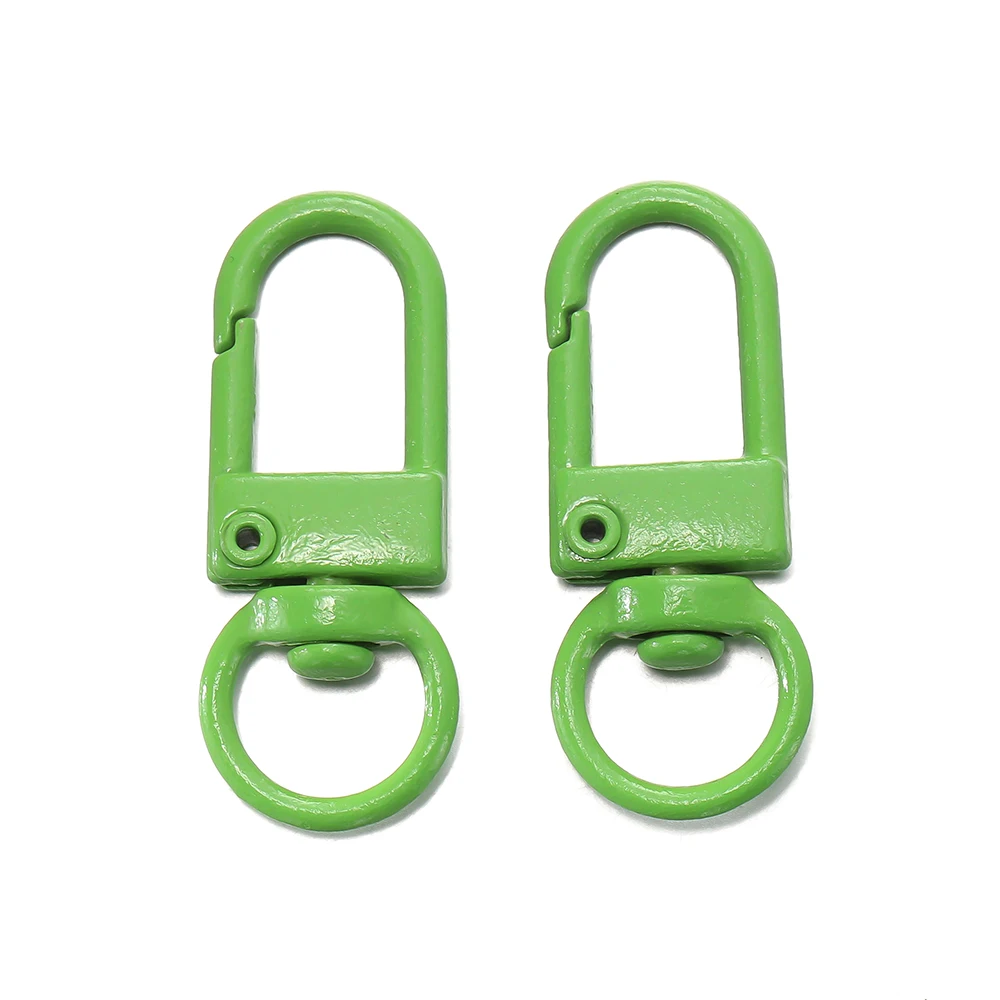 Colorful Alloy Snap Lobster Clasp Hooks for DIY Crafts - 10-Pack Wholesale Set