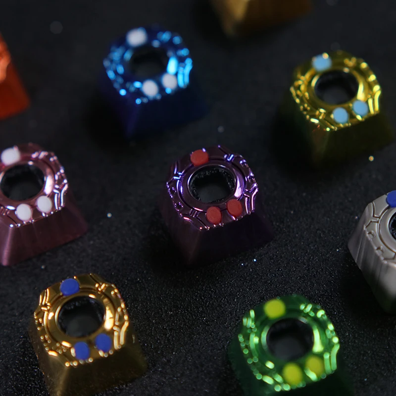 keystone keycap pçs anime digimon aventura de alumínio chave teclado mecânico keycaps para altura cereja mx eixo