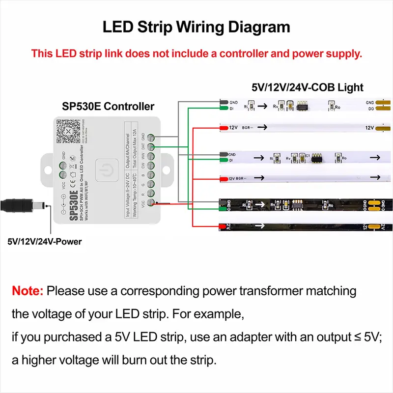 FOB COB light strip, SPI addressable WS2811, dreamy colors, 360/480/576/720 LEDs, low-voltage 5V/12V/24V RGB  LED light strip - Image 6