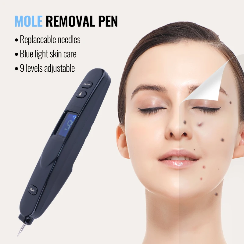 Mini Laser Plasma Pen Portable Freckle Removal Machine Skin Face Wart Tag Remover Tool Household Black Dots Tattoo Remover Salon