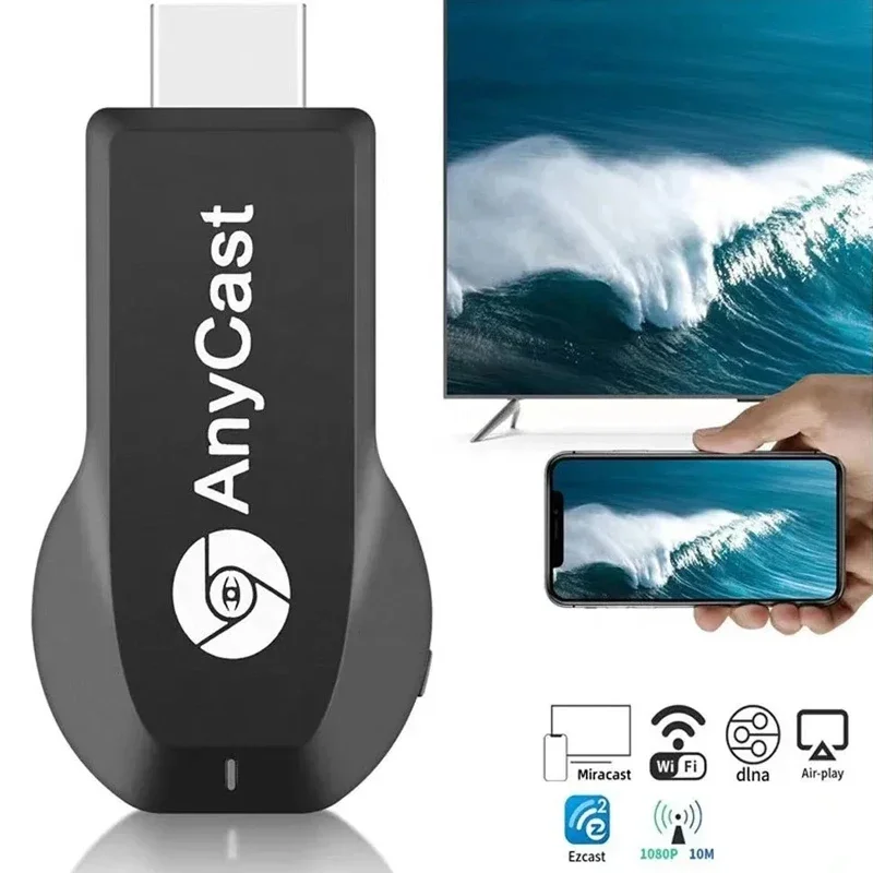 M2 Plus 4K 1080P Wireless WiFi Display TV Dongle Receiver HDMI-compatible TV Stick for DLNA Airplay Miracast for IOS Android