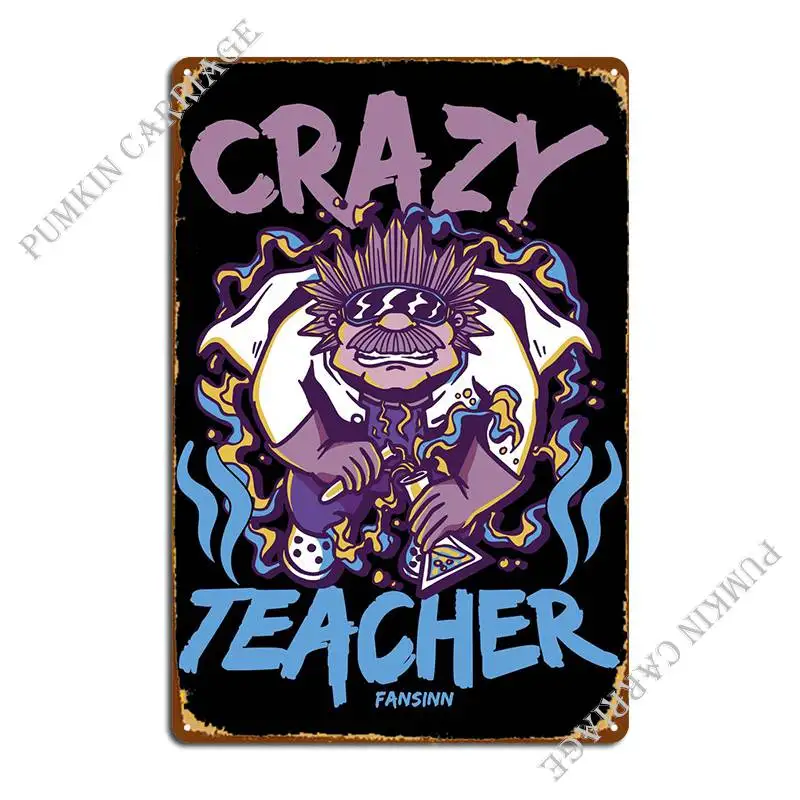 

Металлический знак для кухни Крейзи учителя, Настенный декор, фотоплакат