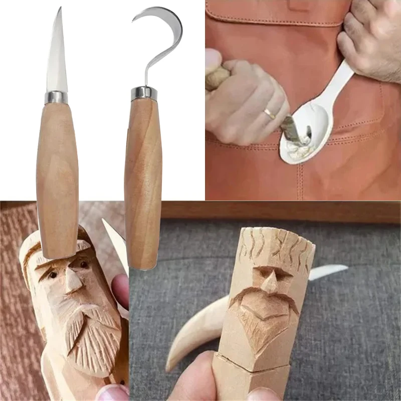 6個セット 木彫りツールセット 木 DIY 木工彫刻 彫刻刀 ツール 木 果物 野菜 彫刻用 木彫り ナイフ 木工用の手作りナイフのセット,木の彫刻用  の多目的ツールのセット,精密および詳細,日曜大工またはプロの合金鋼,1または7個。 - AliExpress 6個セット 木彫りツールセット ... タングステン鋼ダブルヘッドトリミングスクレーパー木製ハンドル彫刻トリミングセラミックテクスチャ彫刻陶器ツールL耐久性