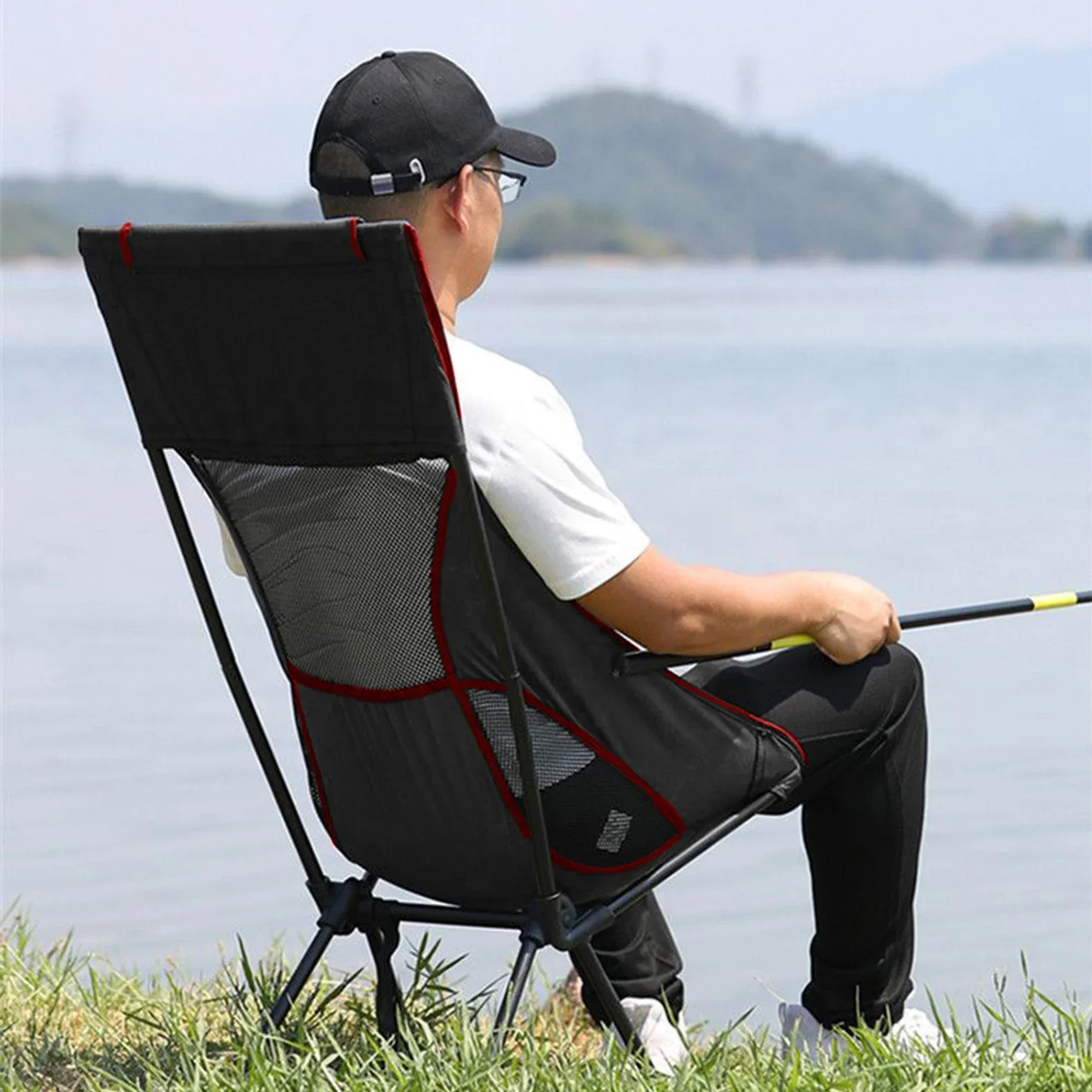 Outdoor Portable Folding Chair, Ultralight Seat Tools for Camping, Fishing, BBQ, Travel, Beach, Hiking, Picnic