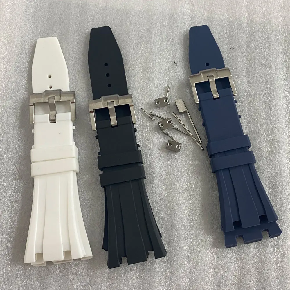 

New watch accessories: silicone strap, stainless steel buckle, 26MM, only suitable for our dial