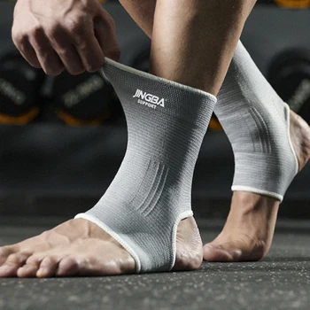 2PCS Knitted Ankle Support Sleeves – Compression Brace for Sports & Injury Recovery 1
