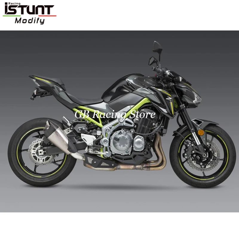 Motorcycle Exhaust Escape Moto modify Mid Link Pipe Muffler Pipe Slip On For Kawasaki Z900 Z900e 2017 2018 2019 Years - Image 2