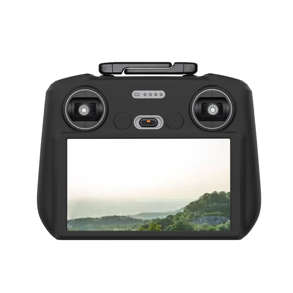 For DJI AIR 3 Remote Control Silicone Case RC 2 with Screen Protector Dust Cover Protective Sleeve Drone Accessories