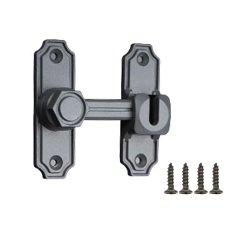 

Sliding-Barn Door Lock Hardware 90°/180° Heavy Duty Gate Latches Flip-Latch