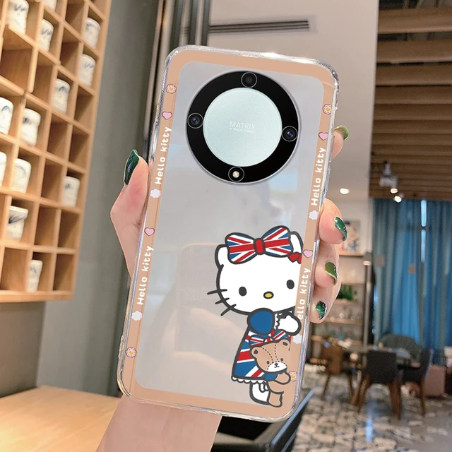 For Honor Magic5 Lite X9a 5G Case Smile Hello Kitty Kuromi Partner Friends  Anime Funda For Honor Magic 5 Lite X 9A Capa Soft TPU