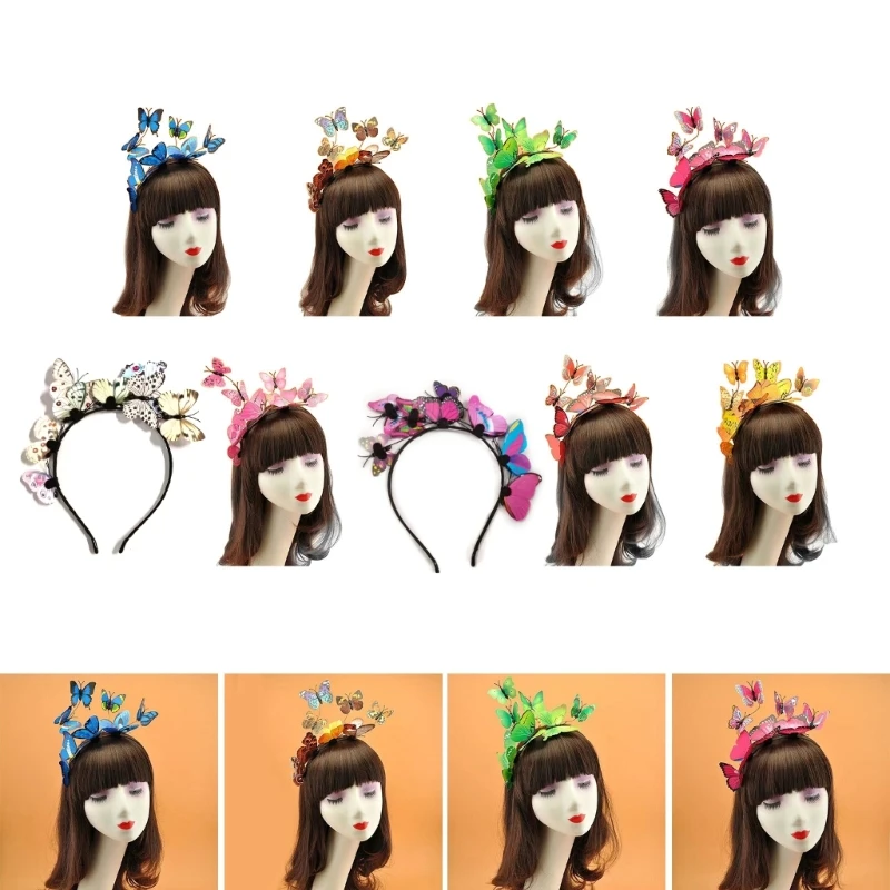 

Butterfly Fascinator Hat Butterfly Headband Butterfly Headpiece