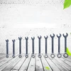 10pcs Mini Spanner Wrenches Set Hand Tool Key Ring Spanner Explosion-proof Pocket British/Metric Type Wrenches 5