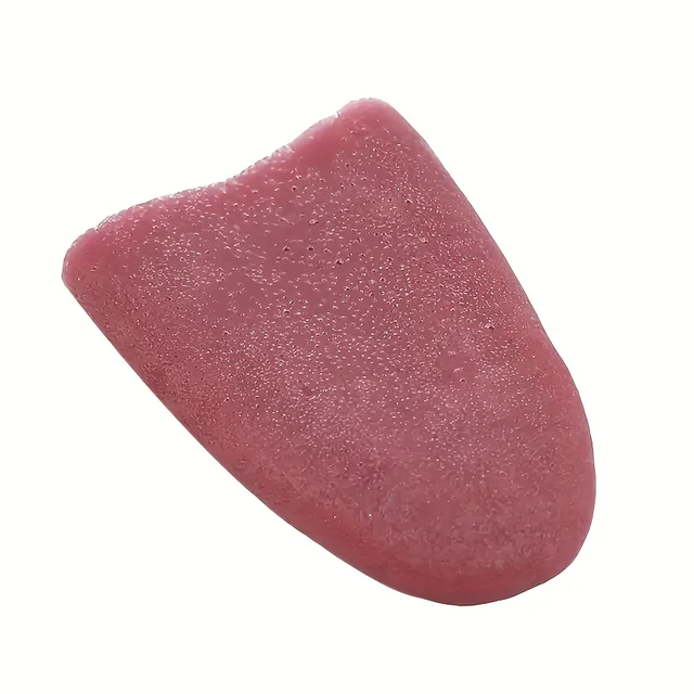 Accessoire de farce de fausse langue en Silicone drôle-parfait pour les tours d'Halloween et de fête, aucune batterie requise 3