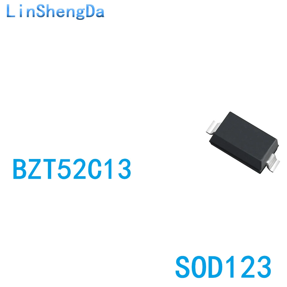 

SMD voltage regulator diode BZT52C13 13V SOD123 1206 WI 1 disk 3K=130 yuan